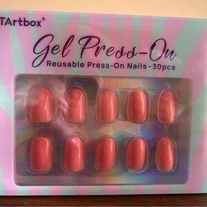 Tart Gel Press-On Nails - Coral